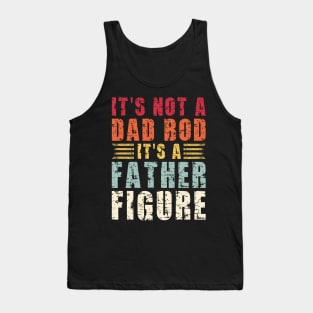 Its A Father Figure | Vintage Sunset Funny Dad Tank Top